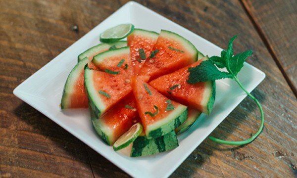 watermelon, mojito, watermelon wedges, watermelon recipe, memorial day recipe, summer recipe