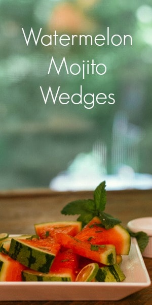 Watermelon Mojito Wedges