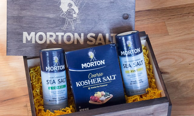 Morton Sea Salt Coarse; Kosher; and Sea Salt Fine