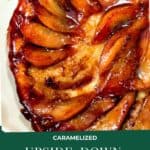 Caramelized Upside Down Pear Tart