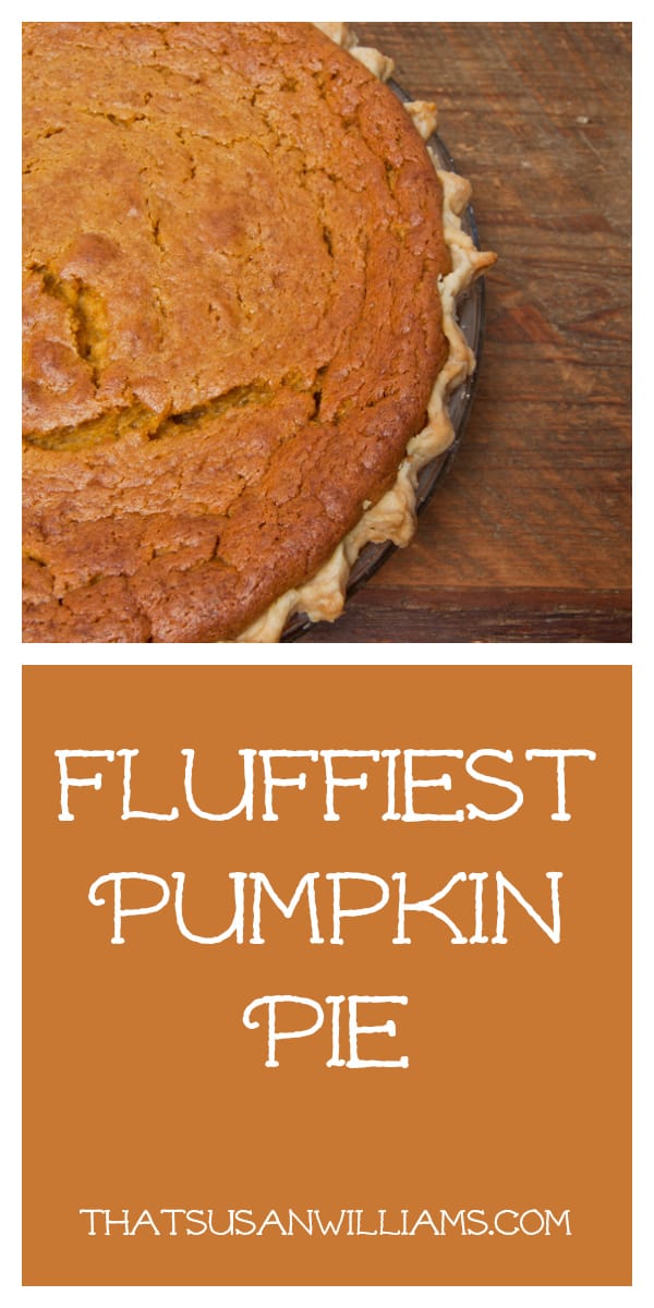 The lightest, fluffiest pumpkin pie you'll ever have, perfect for Thanksgiving or Christmas! #easy #homemade #fromscratch #pumpkin #pumpkinpie