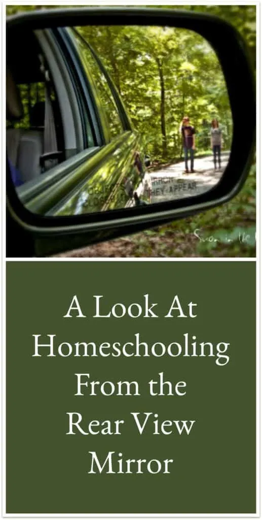 Homeschooling From the Rear View Mirror 