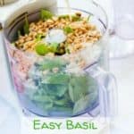 Easy Basil Pine Nut Pesto