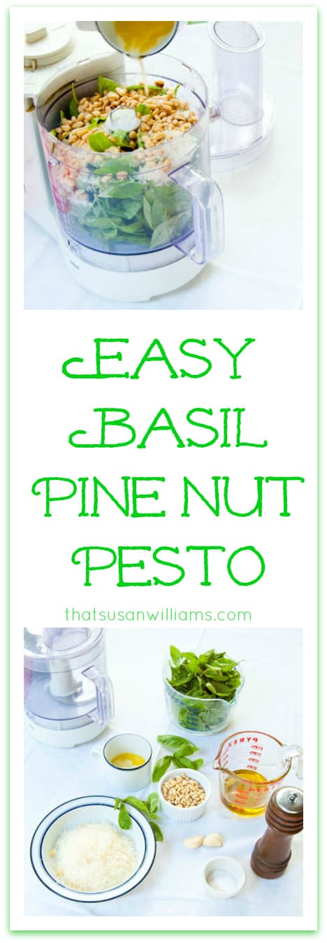 Easy Basil Pine Nut Pesto Recipe