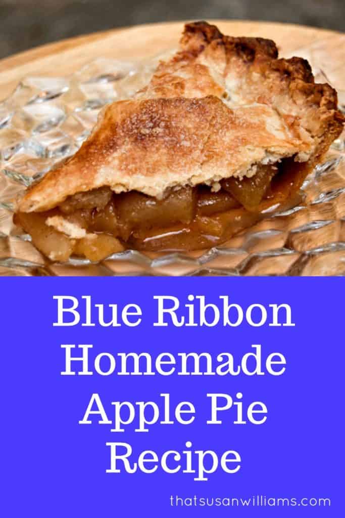 Blue Ribbon Homemade Apple Pie Recipe
