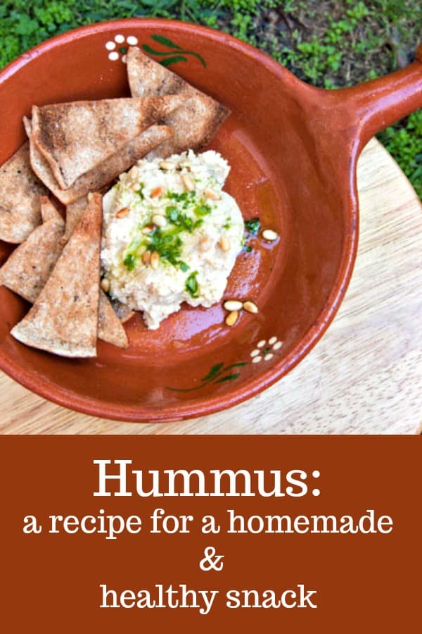 My Yummy Hummus Dip is an easy homemade hummus recipe that makes a great appetizer or snack. #recipe #homemade #healthy #snack