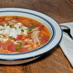 Smoky Slow Cooker Chicken Tortilla Soup #chicken #tortillasoup #soup #slowcooker #comfortfood