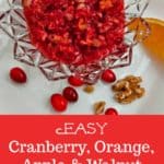 Easy Cranberry Orange Apple Walnut Relish