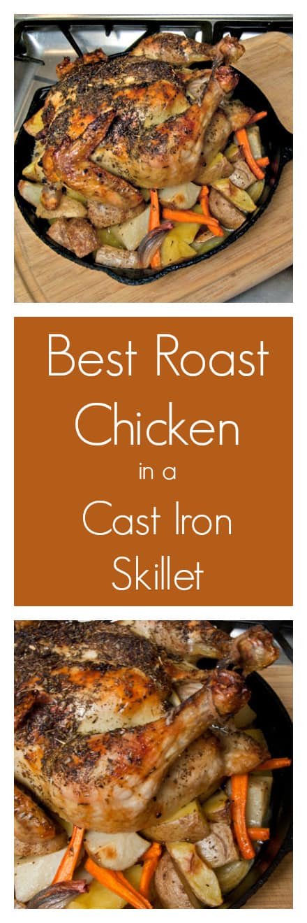 Best Roast Chicken in a Cast Iron Skillet has many innovative ideas, that take a simple Roast Chicken from Good, to GREAT.