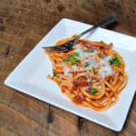 Permalink to: Perciatelli all'Amatriciana: Best Pasta EVER Best Pasta Ever: Perciatelli all'Amatriciana https://thatsusanwilliams.com