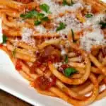 Permalink to: Perciatelli all'Amatriciana: Best Pasta EVER Pasta Perciatelli