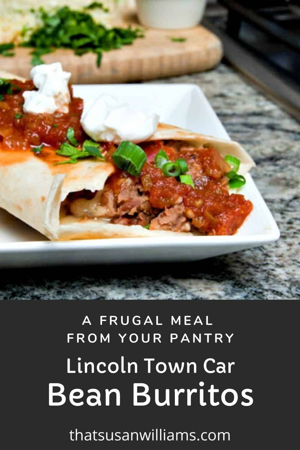 Lincoln Town Car Bean Burritos