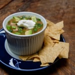 Wild White Turkey Chili gets its great flavor from a combination of 3 different chili peppers: poblano, Anaheim, and jalapeño. #chili #whitechili #turkeychili