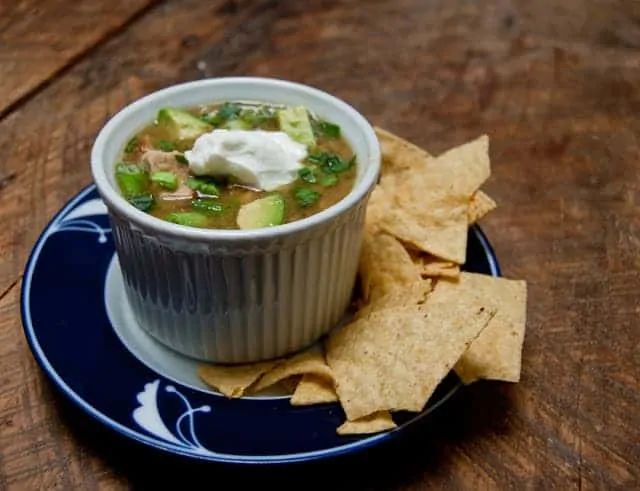 Wild White Turkey Chili gets its great flavor from a combination of 3 different chili peppers: poblano, Anaheim, and jalapeño. #chili #whitechili #turkeychili