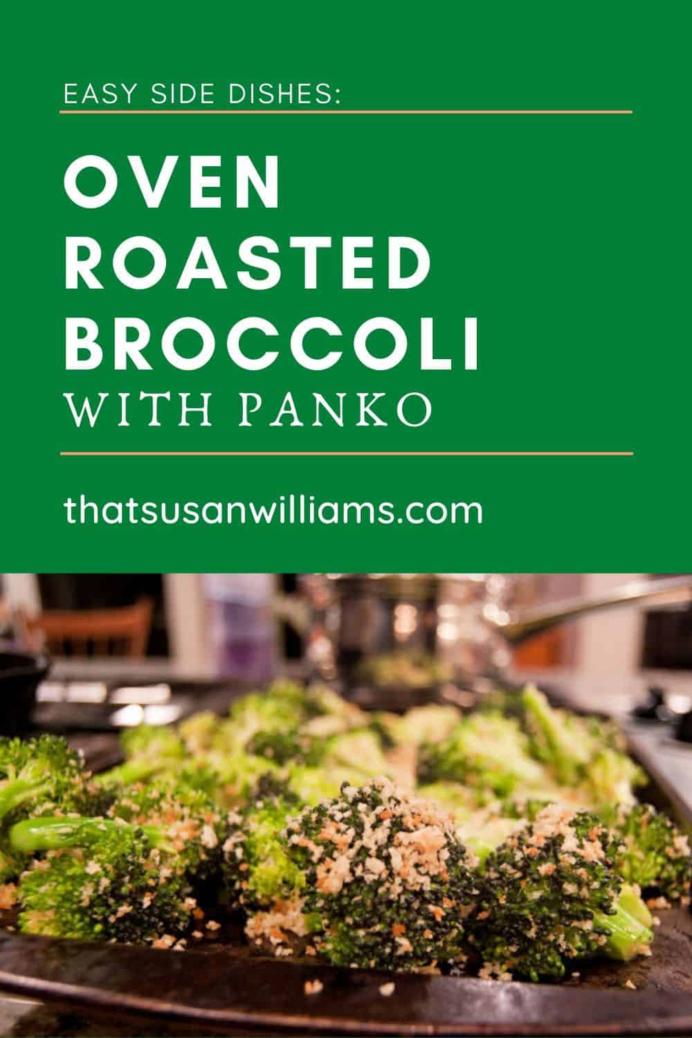 Oven Roasted Broccoli with Panko