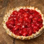 Springtime Fresh Strawberry Pie is the quintessential spring dessert, for me. Easy, and delicious!