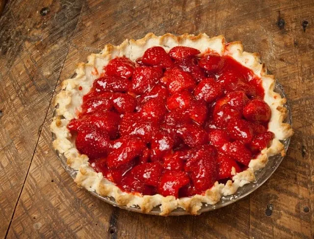 Springtime Fresh Strawberry Pie is the quintessential spring dessert, for me. Easy, and delicious!