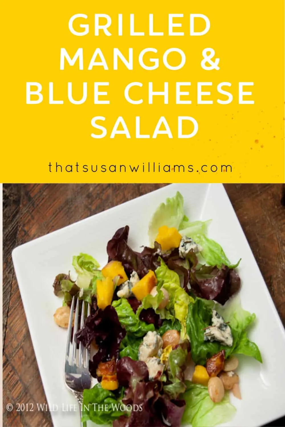 Grilled Mango and Blue Cheese Salad