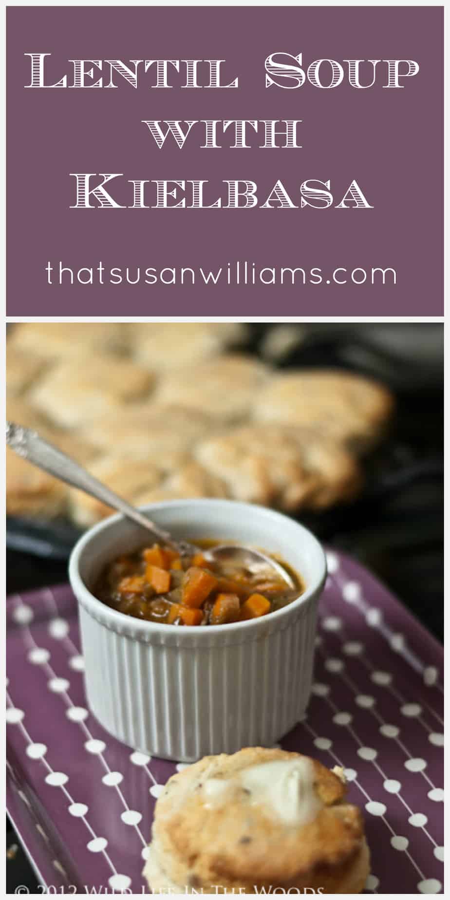 Lentil Soup with Kielbasa is the perfect comfort food for a chilly fall or winter evening.