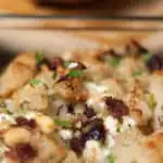 Permalink to: Tuscan Bread Stuffing with Goat Cheese, Dried Cherries and Prosciutto Tuscan Bread Stuffing with Goat Cheese,
