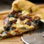 Pizza Bianca with Goat Cheese and Swiss Chard
