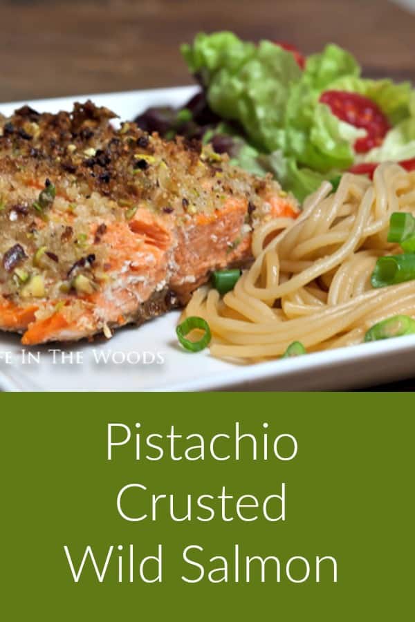 Pistachio Crusted Wild Salmon is not only unbelievably easy and delicious, it's also healthy, and beautiful. #healthy #fish #salmon #wildsalmon