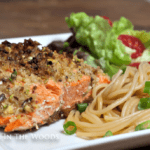 Pistachio Crusted Wild Salmon is not only unbelievably easy and delicious, it's also healthy, and beautiful. #healthy #fish #salmon #wildsalmon