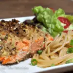 Permalink to: Pistachio Crusted Salmon Pistachio Crusted Wild Salmon is not only unbelievably easy and delicious, it's also healthy, and beautiful. #healthy #fish #salmon #wildsalmon