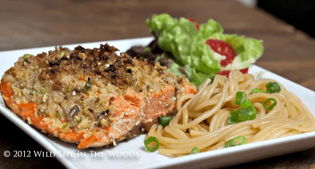 Pistachio Crusted Wild Salmon is not only unbelievably easy and delicious, it's also healthy, and beautiful. #healthy #fish #salmon #wildsalmon