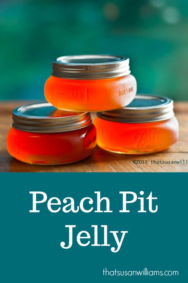 Peach Pit Jelly #recipe #peach #peachpitjelly #jelly #jam