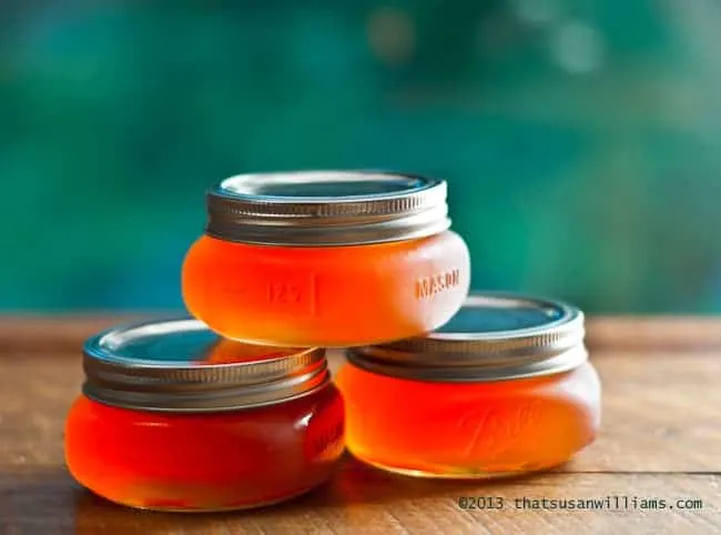 peachy jars of goodness