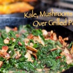 kale, mushrooms, bacon, polenta