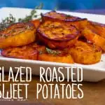 Maple Thyme Glazed Roasted Sweet Potatoes