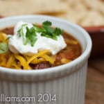 World's Best Venison Chili: this chili recipe works equally well with beef, perfect for the Super Bowl.