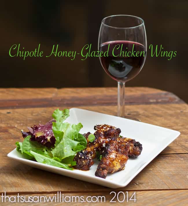 Chipotle Honey-Glazed Wings with Toasted Sesame Seeds