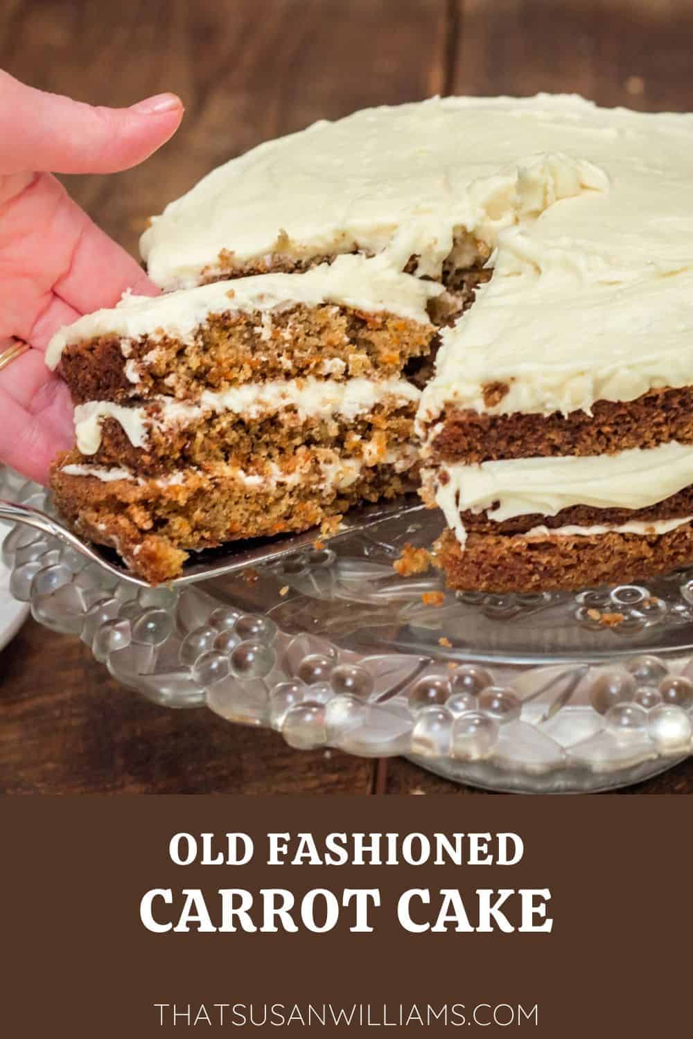 Old Fashioned Carrot Cake