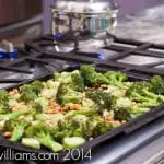 Permalink to: Oven Roasted Broccoli Oven Roasted Broccoli is a delicious side dish that you can prepare and roast in a flash!