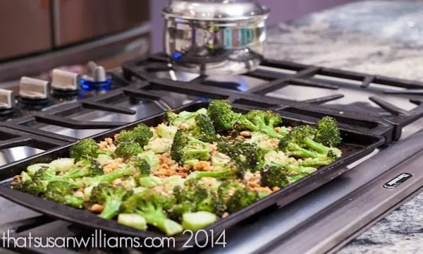 Oven Roasted Broccoli is a delicious side dish that you can prepare and roast in a flash!