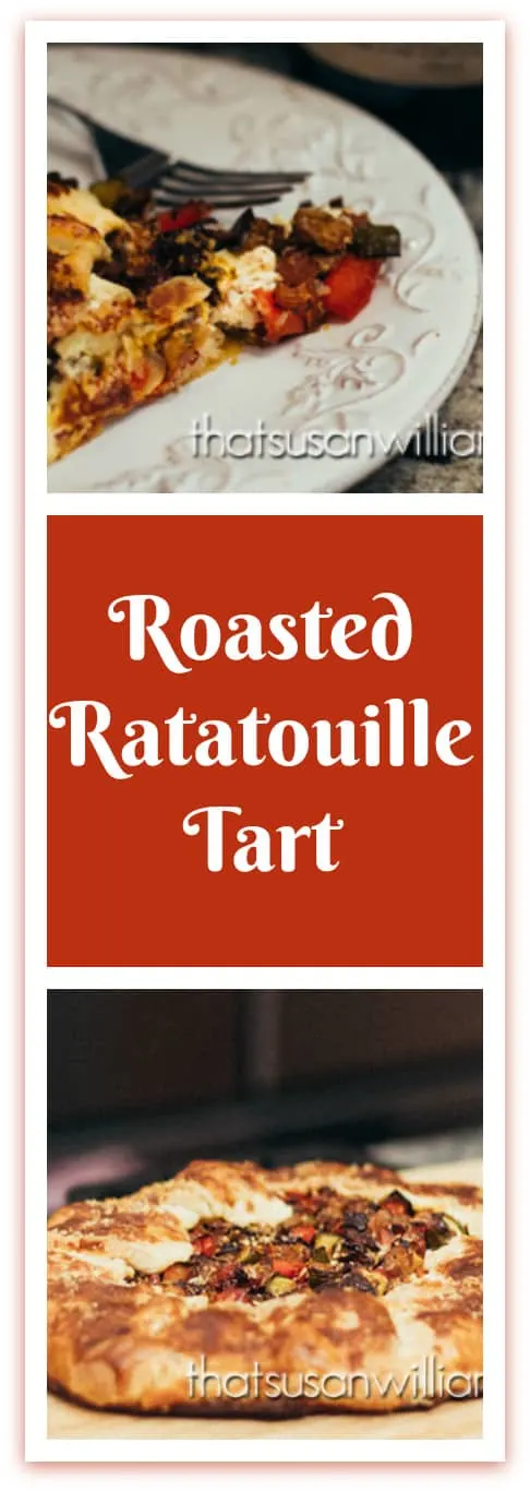 Roasted Ratatouille Tart is the best summer recipe to use up zucchini.