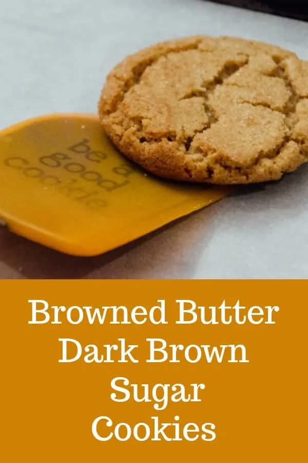 Browned Butter Dark Brown Sugar Cookies are the best cookies in the whole, wide world. #cookies #recipe #brownedbutter #darkbrownsugar #brownsugar