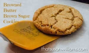Browned Butter Dark Brown Sugar Cookies