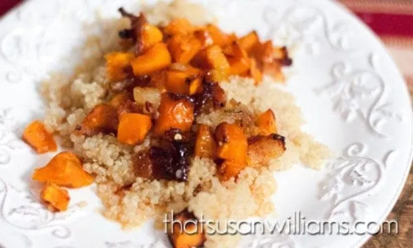 Bacon-Roasted Buttercup Squash with Rosemary Honey