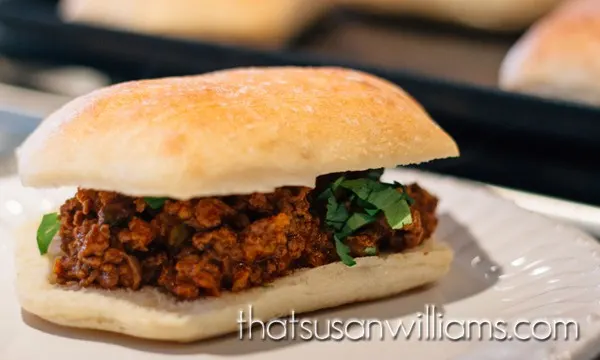 Sloppy Indian Joe Sandwich