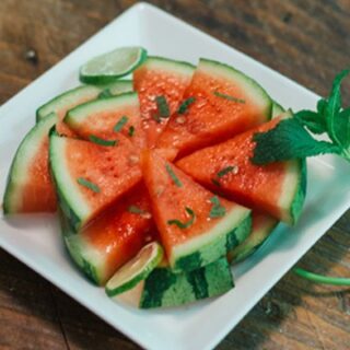 Watermelon Mojito Wedges