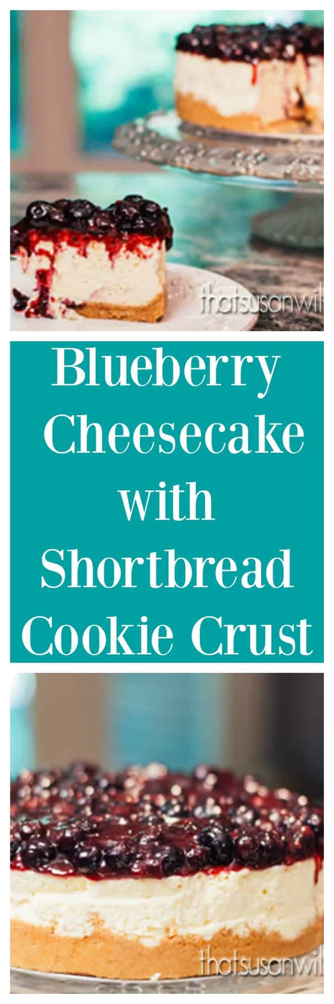Blueberry Cheesecake with Shortbread Cookie Crust Blueberry Cheesecake with Shortbread Cookie Crust is the recipe for the perfectly ultimate summer dessert.