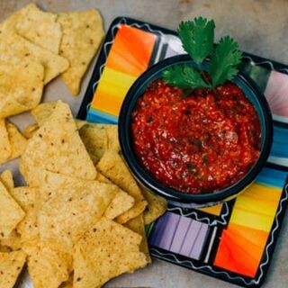 World's Best Oven Roasted Salsa is easy and delicious!