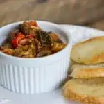 Permalink to: Caponata: A Delicious Appetizer You Can Make in Advance Caponata & Baguette