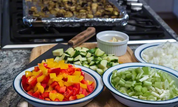 Mise En Place for Caponata