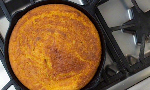 freshly baked cornbread