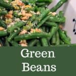 This recipe for Green Beans Gremolata is a regular side dish at Ina Garten's holiday table, and at mine. And now it can be at your table, too! #greenbeans #sidedish